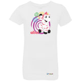 Aliel Swirl by Zoonicorn, Girls’ Princess Crew T-Shirt