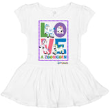 Love A Zoonicorn by Zoonicorn, Toddler Rib Dress
