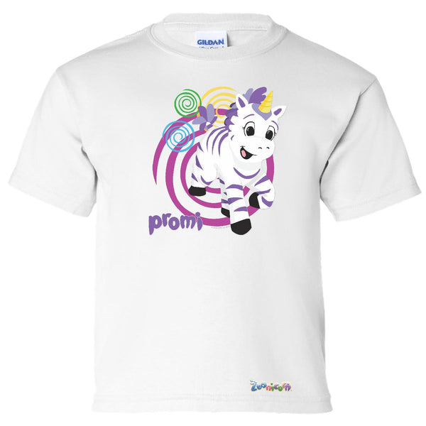 Promi Swirl by Zoonicorn, Short Sleeve Youth T-Shirt
