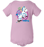 Valeo Swirl by Zoonicorn, Infant Short Sleeve Baby Rib Body Suit