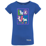 Love A Zoonicorn by Zoonicorn, Toddler Girls Fine Jersey T-Shirt