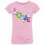 Zig Zag Love by Zoonicorn, Toddler Girls Fine Jersey T-Shirt