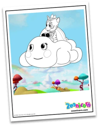 Cloud Car activity sheet preview