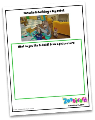 What Would You Build? activity sheet preview