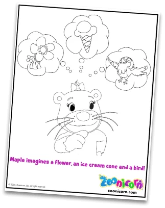 What Can You Imagine? activity sheet preview